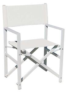 Set di quattro sedie MOIA regista in alluminio ecrù