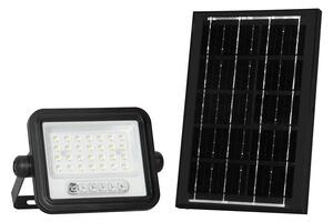 Proiettore solare LED dimmerabile 50W/3,2V IP65 3800 mAh nero + telecomando