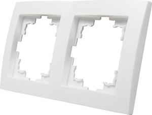 Cornice McPower "Flair", a 2 ingressi, bianca, opaca