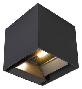 Applique solare a LED con sensore LED/9W/5V IP65 2600 mAh antracite