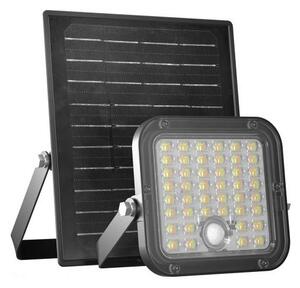 Proiettore solare LED con sensore LED/10W/3,7V 4000K IP65 3600 mAh + telecomando