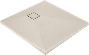 Deante Correo piatto doccia quadrato 80x80 cm beige KQR_542B