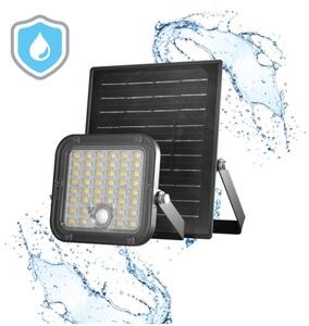 Proiettore solare LED con sensore LED/10W/3,7V 4000K IP65 3600 mAh + telecomando