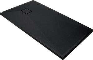 Deante Correo piatto doccia rettangolare 140x70 cm nero KQR_N77B