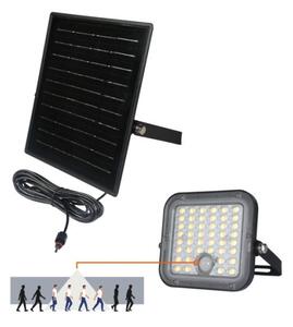 Proiettore solare LED con sensore LED/10W/3,7V 4000K IP65 3600 mAh + telecomando