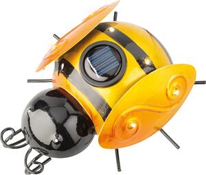 Lumineo LED ape solare decorazione da parete L5-W13-H14,5 cm con timer e interruttore di 6 ore