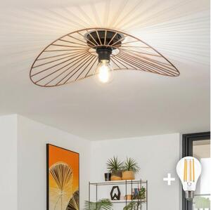 Brilagi - Lampadario LED a soffitto CERIA WIRE 1xE27/40W/230V 40x56 cm bronzo