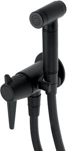 Deante Temisto rubinetto per bidet con set doccia da incasso nero BQT_N34M
