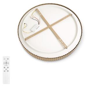 Brilagi - LED dimmerabile plafoniera FALCON MODERN LED/30W/230V 40 cm beige + telecomando