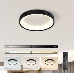 Brilagi - Plafoniera LED dimmerabile FALCON MODERN LED/30W/230V 40 cm nero + telecomando