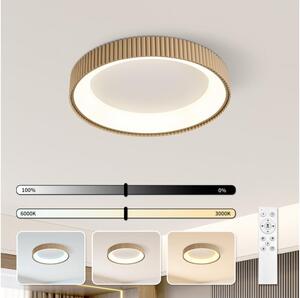 Brilagi - LED dimmerabile plafoniera FALCON MODERN LED/30W/230V 40 cm beige + telecomando