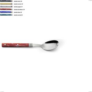 Cucchiaino caff� boheme, Acciaio inox (Aisi 304) ghiera incisa con decoro classico e finitura argentata, lunghezza 146 mm