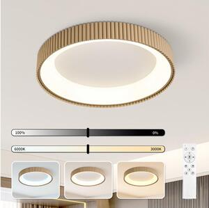 Brilagi - Plafoniera LED dimmerabile FALCON MODERN LED/54W/230V 60 cm beige + telecomando