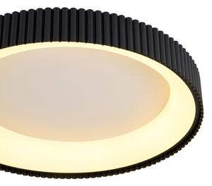 Brilagi - Plafoniera LED dimmerabile FALCON MODERN LED/54W/230V 60 cm nera + telecomando