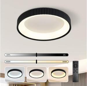 Brilagi - Plafoniera LED dimmerabile FALCON MODERN LED/54W/230V 60 cm nera + telecomando