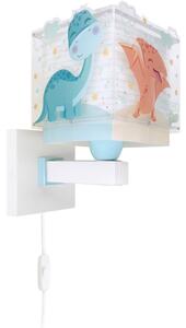 Dalber 63459 - Lampada da parete per bambini BABY DINOS 1xE27/15W/230V multicolore