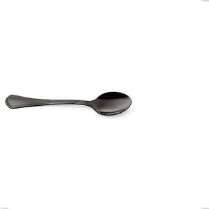 Cucchiaino caff� Domus Black , Acciaio 18/10 trattamento PVD, spessore 3 mm, lunghezza 142 mm