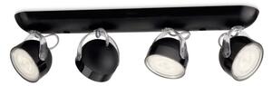 Philips myLiving Barra di faretti LED Dyna a 4 luci, nera