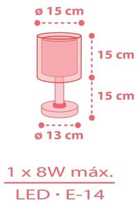 Dalber 41191 - Lampada per bambini RAINBOW 1xE14/8W/230V multicolore