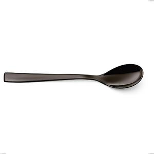 Cucchiaino caff� EtoIle PVD Black, Acciaio 18/10 lucido, spessore 4 mm, lunghezza 147 mm, PVD black