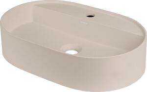 Deante Silia lavabo 55x35 cm ovale da appoggio marrone/beige CQS_5U6B