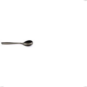 Cucchiaino moka Acciaio inox 18/10 PVD Black Eleven lunghezza 113 mm spessore 2,5 mm nero