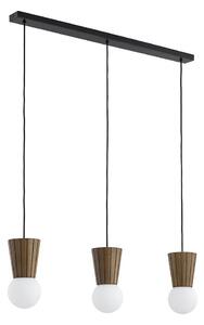 Argon 6358 - Lampadario da bagno a sospensione con cavo VOLANTE 3xG9/6W/230V IP44 marrone