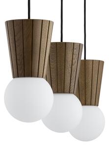 Argon 6358 - Lampadario da bagno a sospensione con cavo VOLANTE 3xG9/6W/230V IP44 marrone