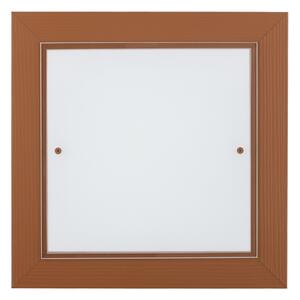 Argon 7268 - Plafoniera TABOR 2xE27/15W/230V 32x32 cm terracotta