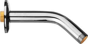 Tecuro Braccio doccia universale a 45° Ø 20 mm per soffioni, lunghezza 150 mm, ottone cromato