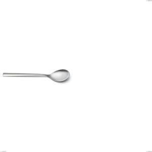 Cucchiaino moka Fashion sabbiato , 18/10 (AISI304) , spessore 3 mm Lunghezza 118 mm inox satinato