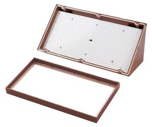 Brilagi-LED Applique da esterno con sensore TRIANGLE LED/20W/230V marrone IP65