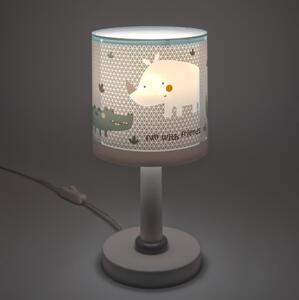 Dalber 60621N - Lampada LED per bambini RHINO&CROCO 1xG4/4W/230V grigia
