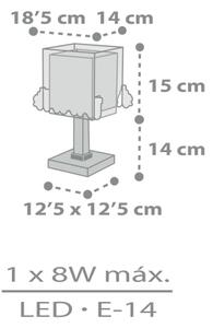 Dalber 63531N - Lampada da comodino LED per bambini TRAIN 1xG4/4W/230V, multicolore