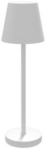 Lampada da tavolo HOMCOM: lampada da tavolo ricaricabile tramite USB con 3 tonalità di luce per il soggiorno