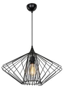 Lampada a sospensione Arona ASZ1360 filo metallico nero