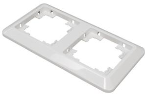 Cornice McPower "Cup", a 2 ingressi, bianca, lucida/alta