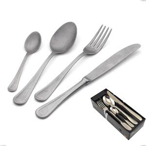 Confezione salvaspazio 24 pezzi Impero Retro, Acciaio inox (Aisi 304) vintage