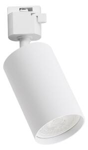 Faretto per sistema a binario monofase TIGER 1xGU10/10W/230V bianco