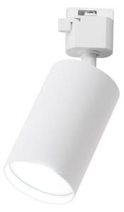 Faretto per sistema a binario monofase TIGER 1xGU10/10W/230V bianco