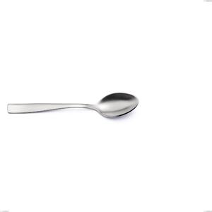 Cucchiaino moka infinity Sabbiato , Acciaio 18/10 (aisi 304 ) incisione laser, spessore 2.5 mm, lunghezza 113 mm