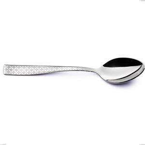 Cucchiaino caff� Infinity Monogran, Acciaio 18/10 (aisi 304) incisione laser, spessore 2.5 mm, lunghezza 138 mm