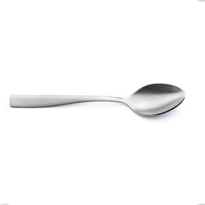 Cucchiaino caff� infinity Sabbiato , Acciaio 18/10 (aisi 304 ) incisione laser, spessore 2.5 mm, lunghezza 138 mm