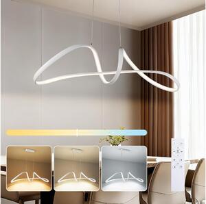 Brilagi-LED Lampadario dimmerabile a sospensione con cavo TWISTER LED/60W/230V 3000-6000K bianco + telecomando