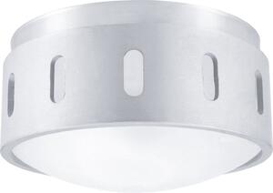 Eglo Chiron plafoniera vetro plafoniera soggiorno lampada alluminio 89118