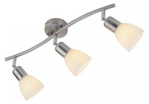 JUST LIGHT. 11953-55 - Faretto KARO 3xE14/40W/230V cromo opaco