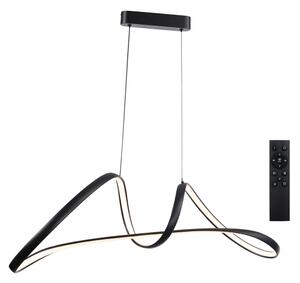 Brilagi-LED Lampada a sospensione dimmerabile su cavo TWISTER LED/60W/230V 3000-6000K nera + telecomando