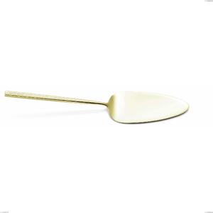 Pala torta Kyoto Origami Tin Gold, Acciaio inox (Aisi 304) trattamento pvd acciaio lucido, lunghezza 246 mm