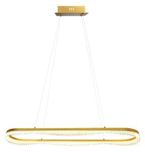 Lampadario LED su cavo LED/45W/230V oro