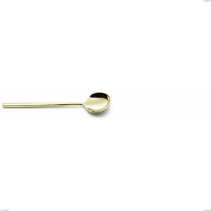 Cucchiaino caff� Kyoto Tin Gold, Acciaio inox (Aisi 304) trattamento pvd acciaio lucido, lunghezza 145 mm